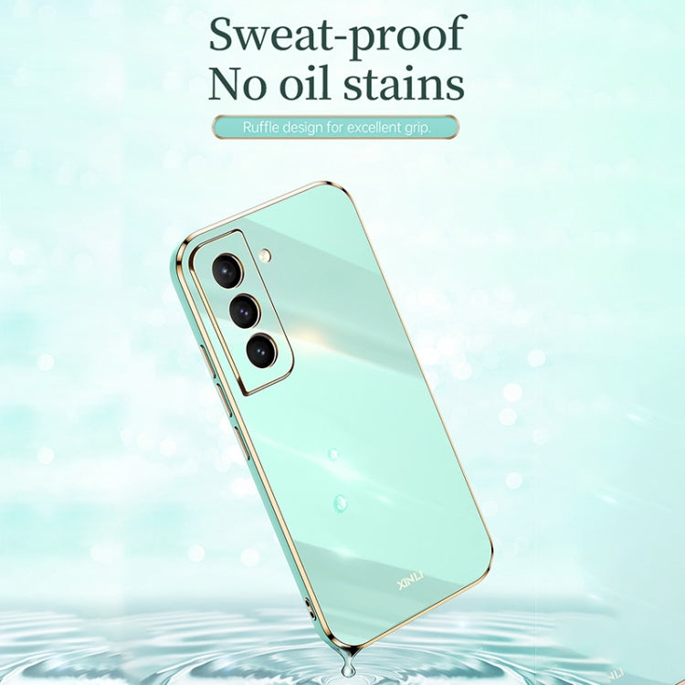 XINLI Straight Edge 6D Electroplate TPU Phone Case, For Samsung Galaxy S21 5G, For Samsung Galaxy S21+ 5G, For Samsung Galaxy S21 Ultra 5G