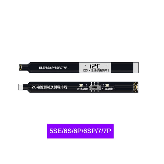 i2C Battery Boot Strap Test Flex Cable, For iPhone 5 SE / 6s / 6 Plus / 6s Plus / 7 / 7 Plus, For iPhone 8 / 8 Plus / X / XR / XS / XS Max / 11 Pro / 11 Pro Max, For iPhone 11 / SE2, For iPhone 12 mini / 12 / 12 Pro / 12 Pro Max / SE3������������������...