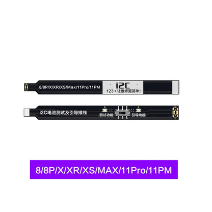 i2C Battery Boot Strap Test Flex Cable, For iPhone 5 SE / 6s / 6 Plus / 6s Plus / 7 / 7 Plus, For iPhone 8 / 8 Plus / X / XR / XS / XS Max / 11 Pro / 11 Pro Max, For iPhone 11 / SE2, For iPhone 12 mini / 12 / 12 Pro / 12 Pro Max / SE3������������������...