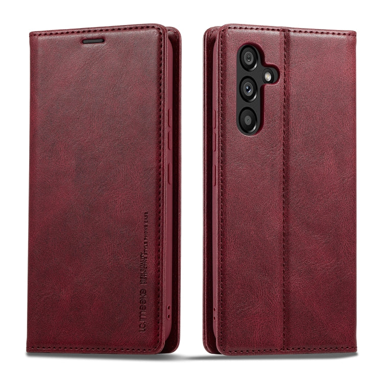 LC.IMEEKE RFID Anti-theft Leather Phone Case, For Samsung Galaxy A54 5G
