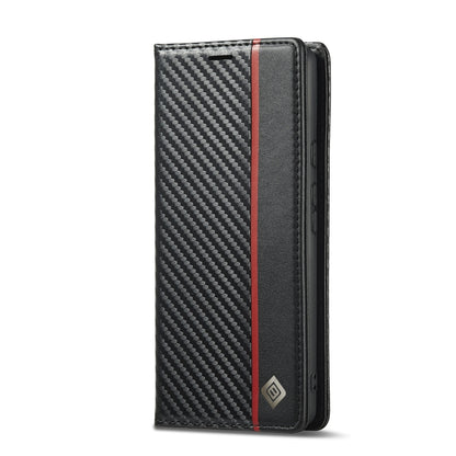 LC.IMEEKE Carbon Fiber Leather Phone Case, For Google Pixel 6a, For Samsung Galaxy A34 5G