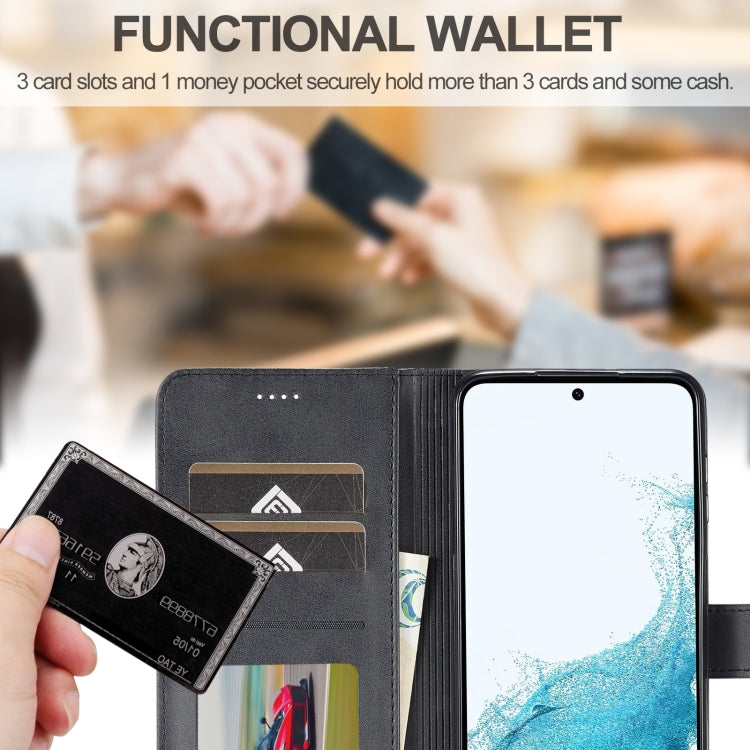 LC.IMEEKE Calf Texture Leather Phone Case, For Samsung Galaxy A34 5G
