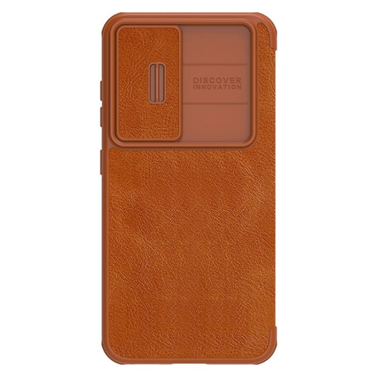 NILLKIN QIN Series Pro Sliding Camera Cover Design Leather Phone Case, For Samsung Galaxy S23 5G, For Samsung Galaxy S23+ 5G, For Samsung Galaxy S23 Ultra 5G