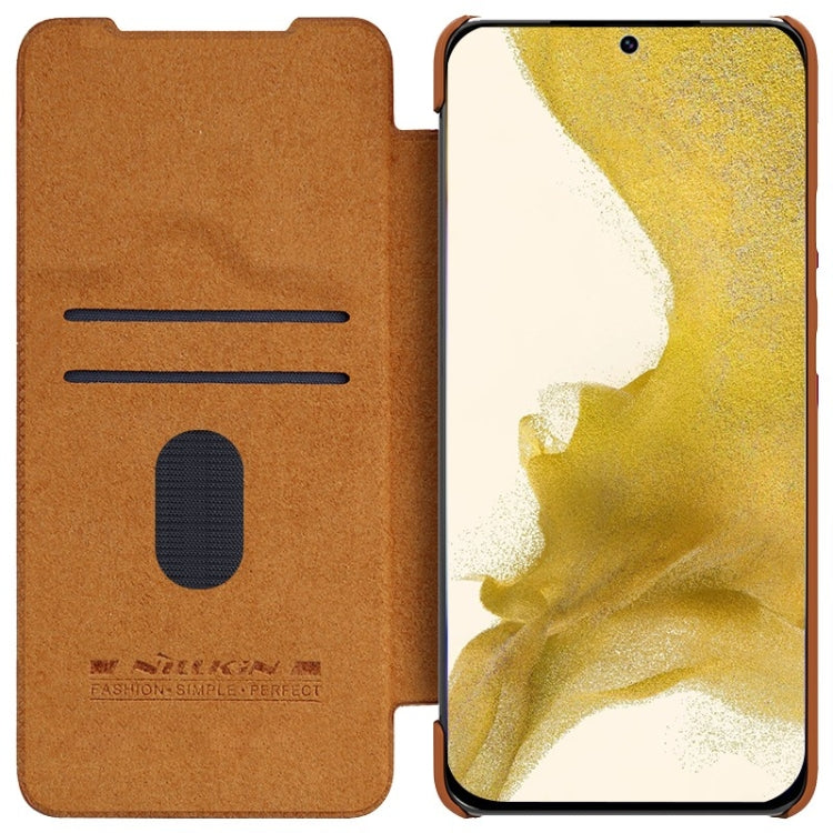 NILLKIN QIN Series Pro Sliding Camera Cover Design Leather Phone Case, For Samsung Galaxy S23 5G, For Samsung Galaxy S23+ 5G, For Samsung Galaxy S23 Ultra 5G