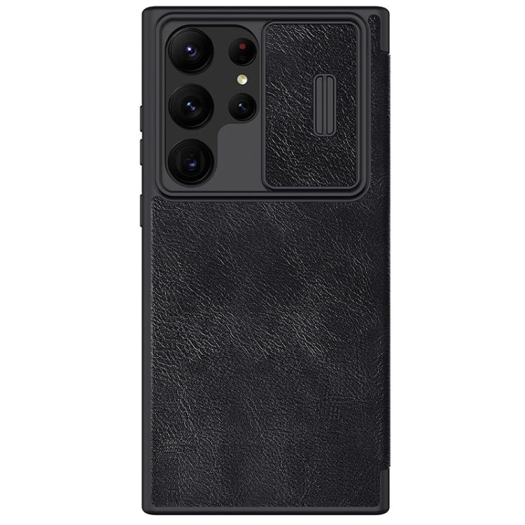 NILLKIN QIN Series Pro Sliding Camera Cover Design Leather Phone Case, For Samsung Galaxy S23 5G, For Samsung Galaxy S23+ 5G, For Samsung Galaxy S23 Ultra 5G