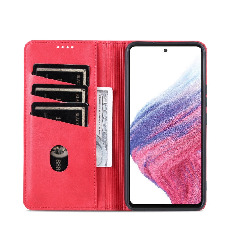 AZNS Magnetic Calf Texture Flip Leather Phone Case, For Samsung Galaxy A34 5G, For Samsung Galaxy A54 5G