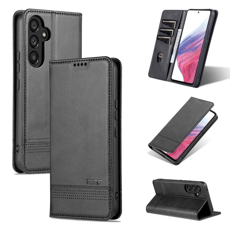 AZNS Magnetic Calf Texture Flip Leather Phone Case, For Samsung Galaxy A34 5G, For Samsung Galaxy A54 5G