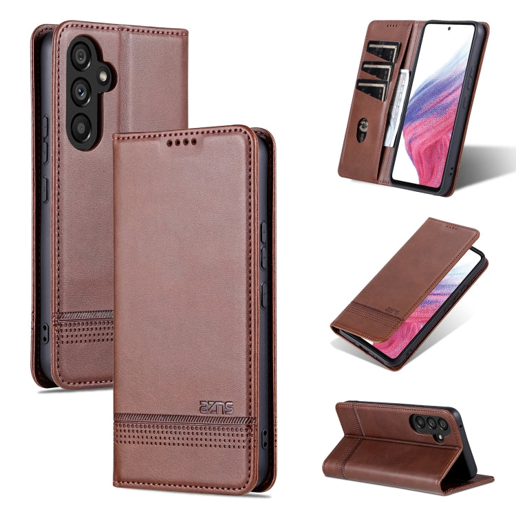AZNS Magnetic Calf Texture Flip Leather Phone Case, For Samsung Galaxy A34 5G, For Samsung Galaxy A54 5G