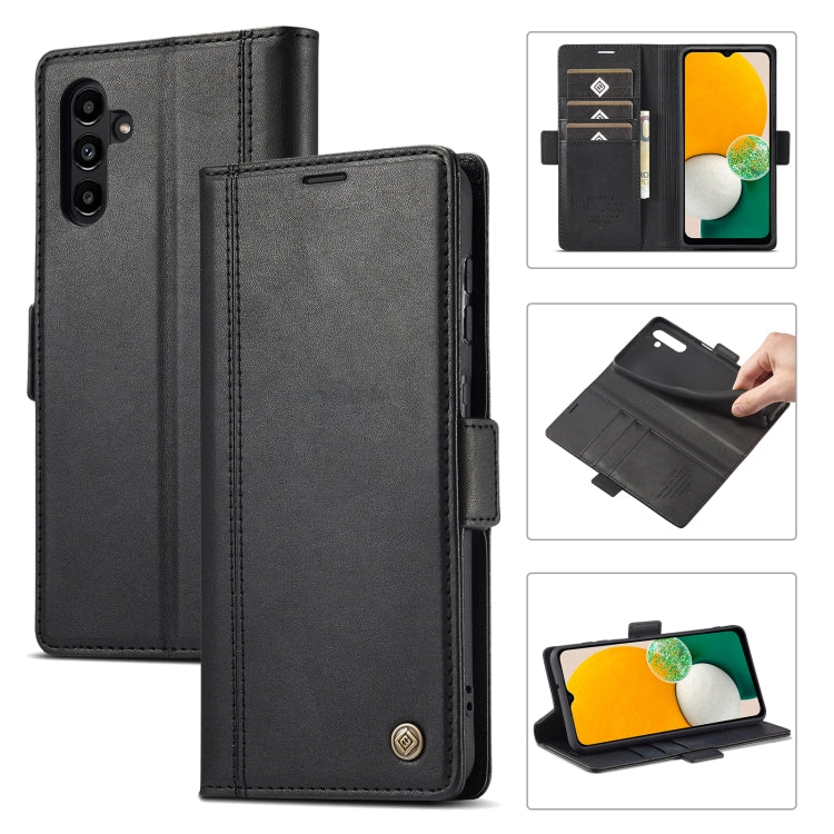 LC.IMEEKE PU + TPU Skin-friendly Feeling Leather Phone Case, For Samsung Galaxy A54 5G