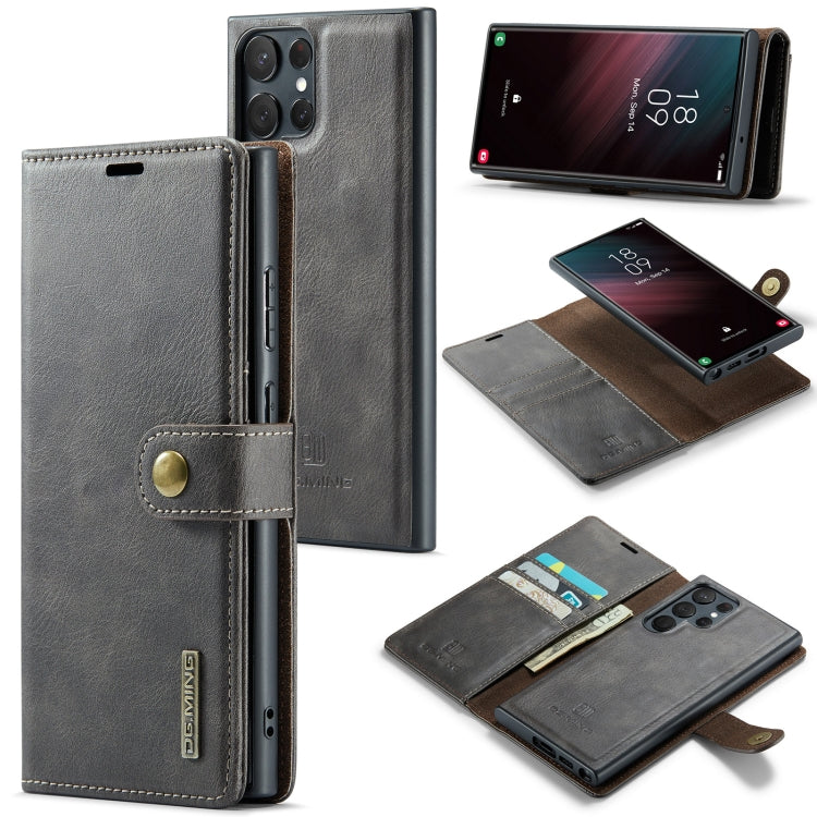 DG.MING Crazy Horse Texture Detachable Magnetic Leather Case, For iPhone 12/12 Pro, For iPhone 12 Pro Max, For Samsung Galaxy S23 5G, For Samsung Galaxy S23+ 5G, For Samsung Galaxy S23 Ultra 5G
