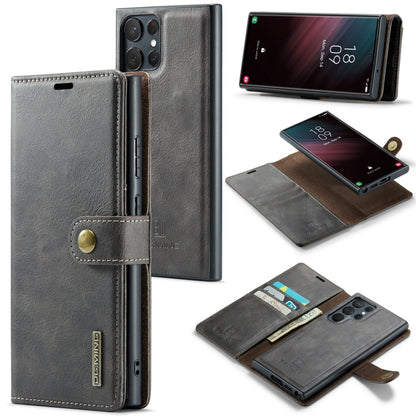 DG.MING Crazy Horse Texture Detachable Magnetic Leather Case, For iPhone 12/12 Pro, For iPhone 12 Pro Max, For Samsung Galaxy S23 5G, For Samsung Galaxy S23+ 5G, For Samsung Galaxy S23 Ultra 5G