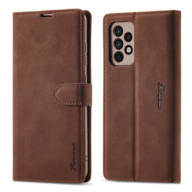 Forwenw F1 Series Matte Strong Magnetism Leather Phone Case, For Samsung Galaxy S23 Ultra 5G, For Samsung Galaxy A14 5G, For Samsung Galaxy A54 5G, For iPhone 14, For iPhone 14 Plus, For iPhone 14 Pro, For iPhone 14 Pro Max
