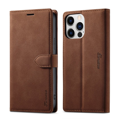 Forwenw F1 Series Matte Strong Magnetism Leather Phone Case, For Samsung Galaxy S23 Ultra 5G, For Samsung Galaxy A14 5G, For Samsung Galaxy A54 5G, For iPhone 14, For iPhone 14 Plus, For iPhone 14 Pro, For iPhone 14 Pro Max