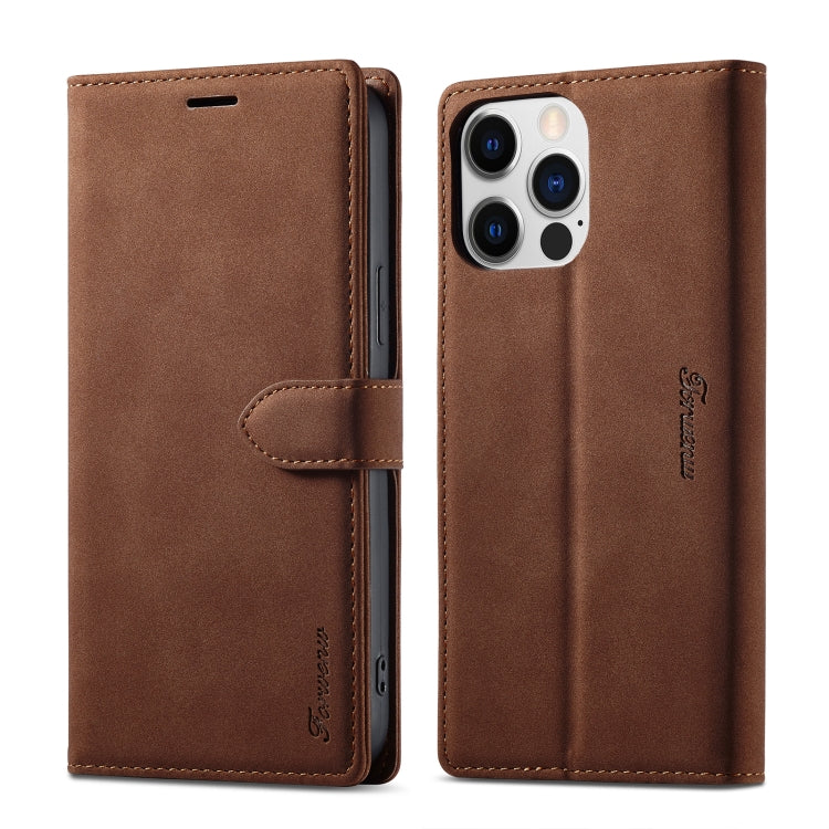 Forwenw F1 Series Matte Strong Magnetism Leather Phone Case, For Samsung Galaxy S23 Ultra 5G, For Samsung Galaxy A14 5G, For Samsung Galaxy A54 5G, For iPhone 14, For iPhone 14 Plus, For iPhone 14 Pro, For iPhone 14 Pro Max