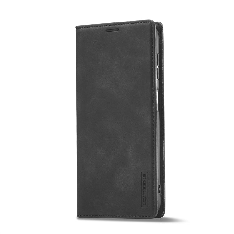 LC.IMEEKE Strong Magnetism Microfiber Leather Phone Case, For Samsung Galaxy A14 4G / 5G