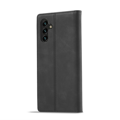 LC.IMEEKE Strong Magnetism Microfiber Leather Phone Case, For Samsung Galaxy A14 4G / 5G