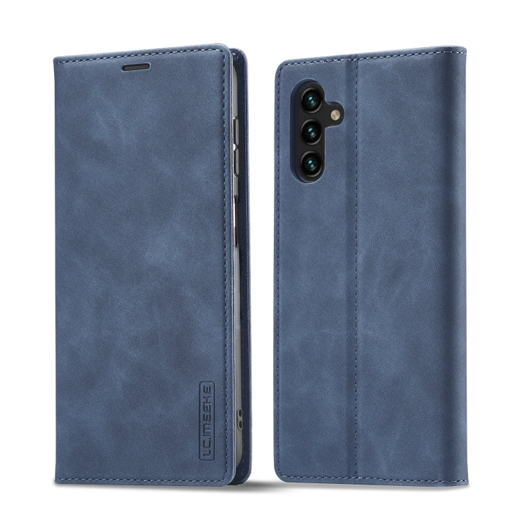 LC.IMEEKE Strong Magnetism Microfiber Leather Phone Case, For Samsung Galaxy A14 4G / 5G
