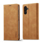 LC.IMEEKE Strong Magnetism Microfiber Leather Phone Case, For Samsung Galaxy A14 4G / 5G