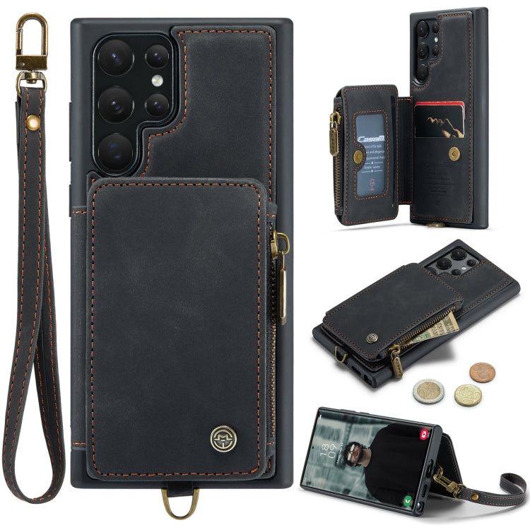 CaseMe C20 Multifunctional RFID Leather Phone Case, For Samsung Galaxy A14 5G, For Samsung Galaxy A33, For Samsung Galaxy A34 5G, For Samsung Galaxy A53, For Samsung Galaxy A54 5G, For Samsung Galaxy A73, For Samsung Galaxy S23 5G����������������������...