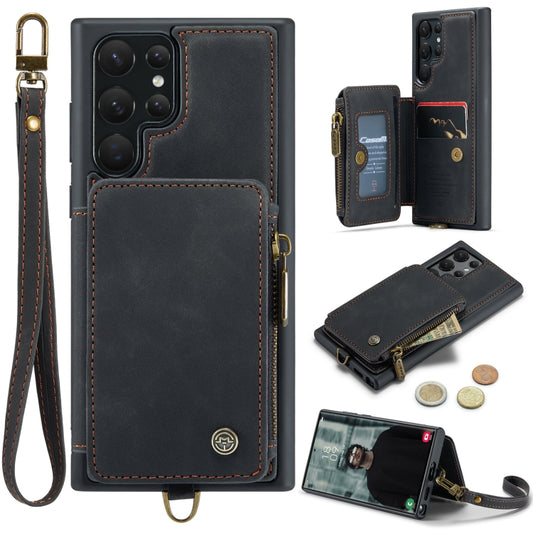 CaseMe C20 Multifunctional RFID Leather Phone Case, For Samsung Galaxy A14 5G, For Samsung Galaxy A33, For Samsung Galaxy A34 5G, For Samsung Galaxy A53, For Samsung Galaxy A54 5G, For Samsung Galaxy A73, For Samsung Galaxy S23 5G����������������������...