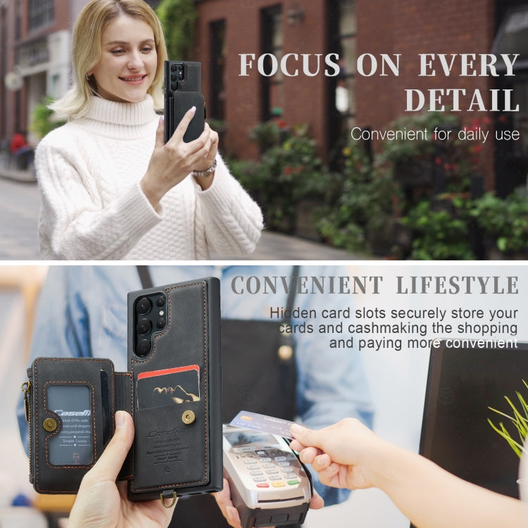 CaseMe C20 Multifunctional RFID Leather Phone Case, For Samsung Galaxy A14 5G, For Samsung Galaxy A33, For Samsung Galaxy A34 5G, For Samsung Galaxy A53, For Samsung Galaxy A54 5G, For Samsung Galaxy A73, For Samsung Galaxy S23 5G����������������������...