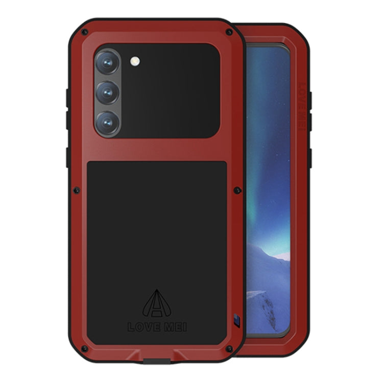 LOVE MEI Metal Shockproof Life Waterproof Dustproof Phone Case, For Samsung Galaxy S23 5G, For Samsung Galaxy S23+ 5G, For Samsung Galaxy S23 Ultra 5G
