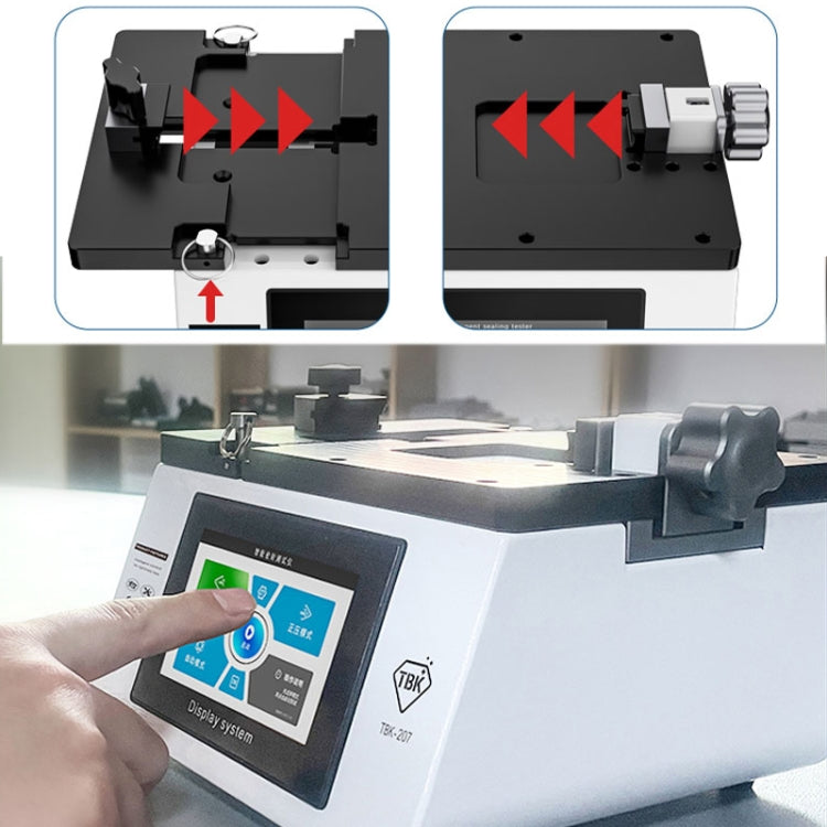 TBK-207 Portable Intelligent Air Tightness Detector Built-in Vacuum Pump, EU Plug, US Plug, UK Plug, AU Plug