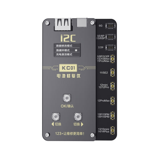 i2C KC01 Multi-function Comprehensive Battery Repair Instrument for iPhone 6-14 Pro Max, Standard Version