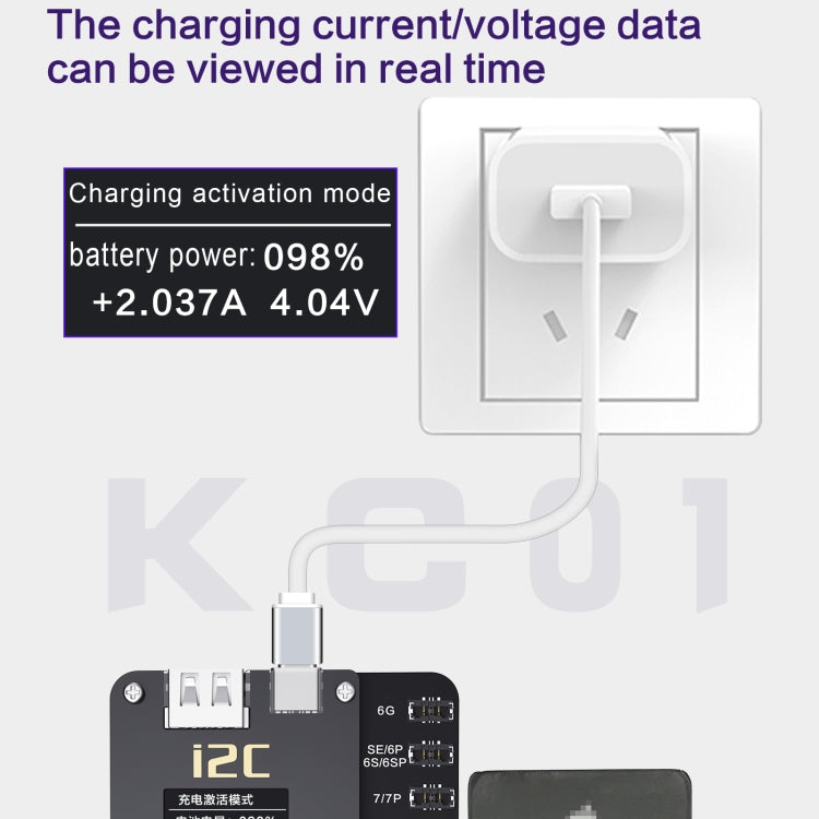 i2C KC01 Multi-function Comprehensive Battery Repair Instrument for iPhone 6-14 Pro Max, Standard Version