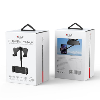 Yesido C196 Car Rearview Mirror Using Phone Holder, C196