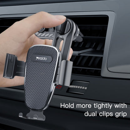 Yesido C105 Car Air Outlet Dual Clip Mobile Phone Navigation Holder, C105