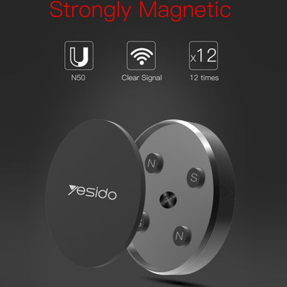 Yesido C38 Car Round Plate Magnetic Phone Holder, C38