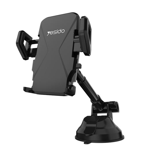 Yesido C40 Car Foldable 360 Degree Rotation Automatic Clip Phone Holder, C40