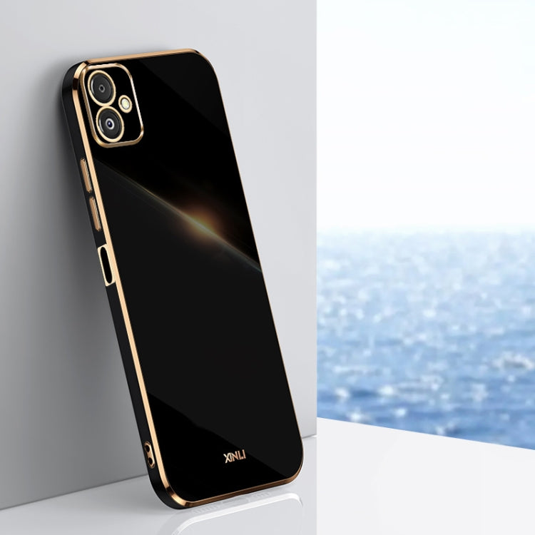 XINLI Straight Edge 6D Electroplate TPU Phone Case, For Samsung Galaxy A55, For Samsung Galaxy A35 5G, For Samsung Galaxy S24 Ultra 5G, For Samsung Galaxy S24+ 5G, For Samsung Galaxy S24 5G, For Samsung Galaxy A15, For Samsung Galaxy A05���������������...
