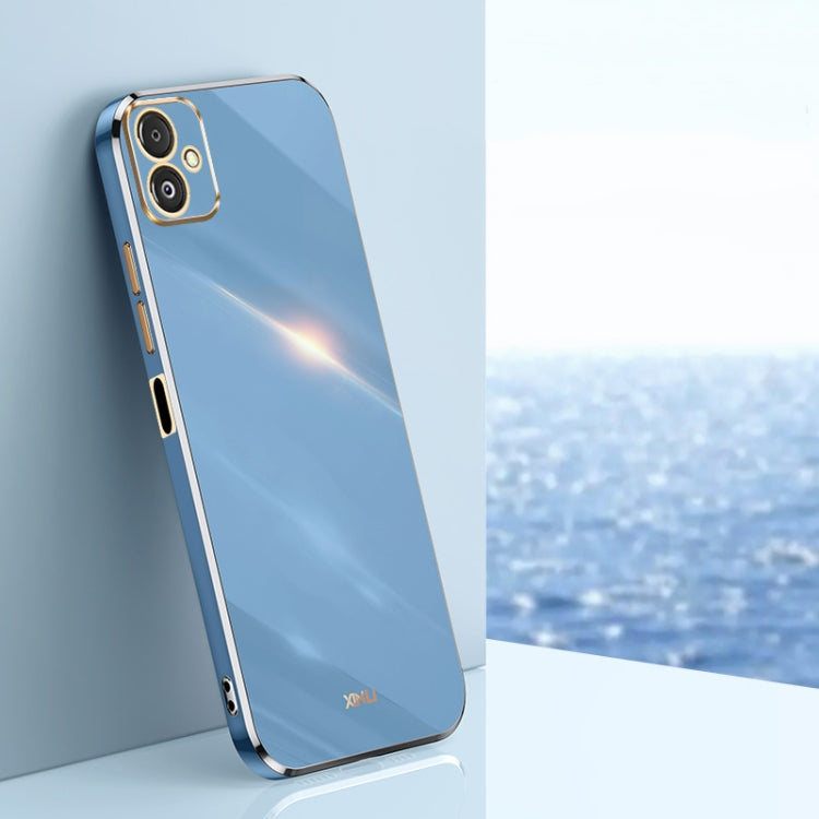 XINLI Straight Edge 6D Electroplate TPU Phone Case, For Samsung Galaxy A55, For Samsung Galaxy A35 5G, For Samsung Galaxy S24 Ultra 5G, For Samsung Galaxy S24+ 5G, For Samsung Galaxy S24 5G, For Samsung Galaxy A15, For Samsung Galaxy A05���������������...