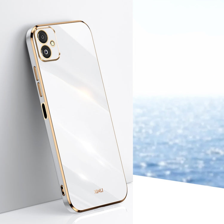 XINLI Straight Edge 6D Electroplate TPU Phone Case, For Samsung Galaxy A55, For Samsung Galaxy A35 5G, For Samsung Galaxy S24 Ultra 5G, For Samsung Galaxy S24+ 5G, For Samsung Galaxy S24 5G, For Samsung Galaxy A15, For Samsung Galaxy A05���������������...