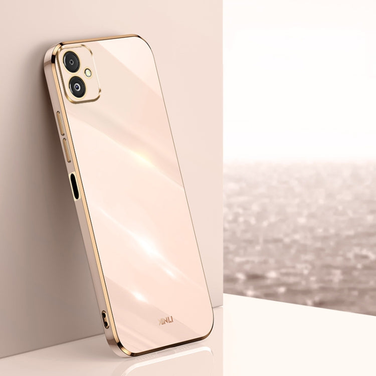 XINLI Straight Edge 6D Electroplate TPU Phone Case, For Samsung Galaxy A55, For Samsung Galaxy A35 5G, For Samsung Galaxy S24 Ultra 5G, For Samsung Galaxy S24+ 5G, For Samsung Galaxy S24 5G, For Samsung Galaxy A15, For Samsung Galaxy A05���������������...
