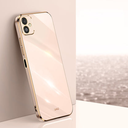 XINLI Straight Edge 6D Electroplate TPU Phone Case, For Samsung Galaxy A55, For Samsung Galaxy A35 5G, For Samsung Galaxy S24 Ultra 5G, For Samsung Galaxy S24+ 5G, For Samsung Galaxy S24 5G, For Samsung Galaxy A15, For Samsung Galaxy A05���������������...