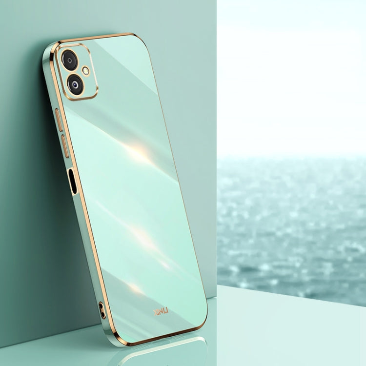 XINLI Straight Edge 6D Electroplate TPU Phone Case, For Samsung Galaxy A55, For Samsung Galaxy A35 5G, For Samsung Galaxy S24 Ultra 5G, For Samsung Galaxy S24+ 5G, For Samsung Galaxy S24 5G, For Samsung Galaxy A15, For Samsung Galaxy A05���������������...
