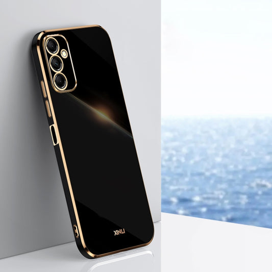 XINLI Straight Edge 6D Electroplate TPU Phone Case, For Samsung Galaxy M14 5G, For Samsung Galaxy A04e 4G