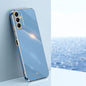 XINLI Straight Edge 6D Electroplate TPU Phone Case, For Samsung Galaxy M14 5G, For Samsung Galaxy A04e 4G