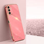XINLI Straight Edge 6D Electroplate TPU Phone Case, For Samsung Galaxy M14 5G, For Samsung Galaxy A04e 4G