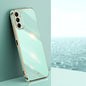 XINLI Straight Edge 6D Electroplate TPU Phone Case, For Samsung Galaxy M14 5G, For Samsung Galaxy A04e 4G
