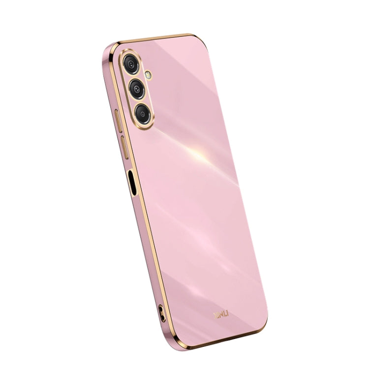 XINLI Straight Edge 6D Electroplate TPU Phone Case, For Samsung Galaxy A55, For Samsung Galaxy A35 5G, For Samsung Galaxy S24 Ultra 5G, For Samsung Galaxy S24+ 5G, For Samsung Galaxy S24 5G, For Samsung Galaxy A15, For Samsung Galaxy A05���������������...
