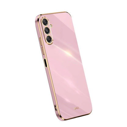 XINLI Straight Edge 6D Electroplate TPU Phone Case, For Samsung Galaxy A55, For Samsung Galaxy A35 5G, For Samsung Galaxy S24 Ultra 5G, For Samsung Galaxy S24+ 5G, For Samsung Galaxy S24 5G, For Samsung Galaxy A15, For Samsung Galaxy A05���������������...