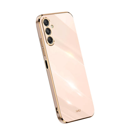 XINLI Straight Edge 6D Electroplate TPU Phone Case, For Samsung Galaxy A55, For Samsung Galaxy A35 5G, For Samsung Galaxy S24 Ultra 5G, For Samsung Galaxy S24+ 5G, For Samsung Galaxy S24 5G, For Samsung Galaxy A15, For Samsung Galaxy A05���������������...