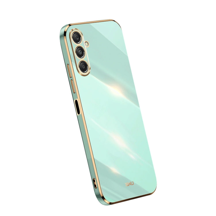 XINLI Straight Edge 6D Electroplate TPU Phone Case, For Samsung Galaxy A55, For Samsung Galaxy A35 5G, For Samsung Galaxy S24 Ultra 5G, For Samsung Galaxy S24+ 5G, For Samsung Galaxy S24 5G, For Samsung Galaxy A15, For Samsung Galaxy A05���������������...