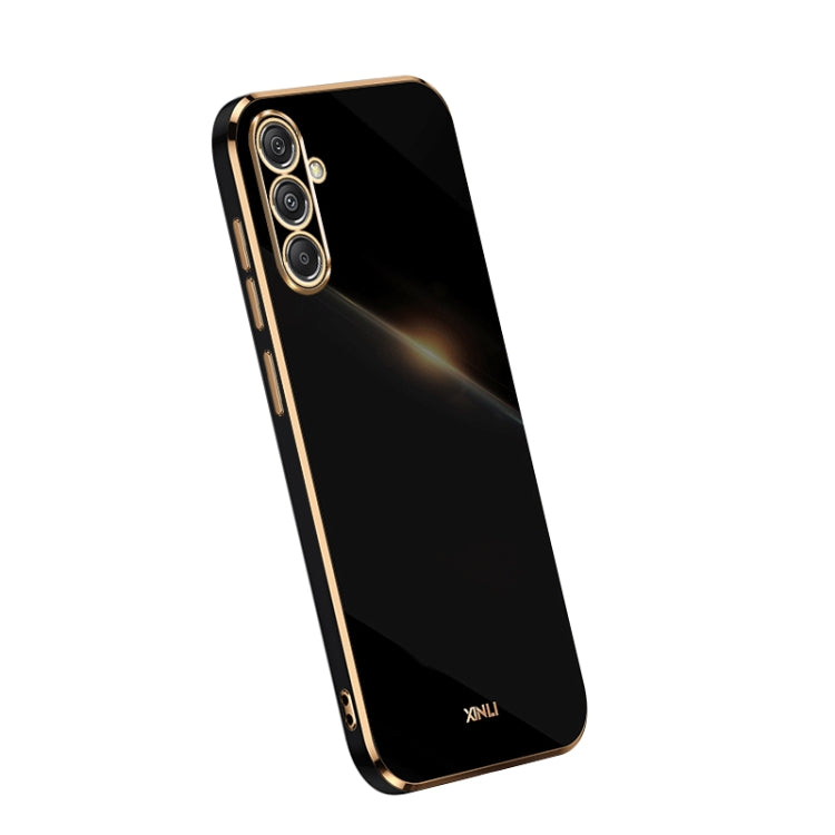 XINLI Straight Edge 6D Electroplate TPU Phone Case, For Samsung Galaxy A55, For Samsung Galaxy A35 5G, For Samsung Galaxy S24 Ultra 5G, For Samsung Galaxy S24+ 5G, For Samsung Galaxy S24 5G, For Samsung Galaxy A15, For Samsung Galaxy A05���������������...