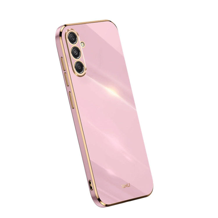XINLI Straight Edge 6D Electroplate TPU Phone Case, For Samsung Galaxy A55, For Samsung Galaxy A35 5G, For Samsung Galaxy S24 Ultra 5G, For Samsung Galaxy S24+ 5G, For Samsung Galaxy S24 5G, For Samsung Galaxy A15, For Samsung Galaxy A05���������������...