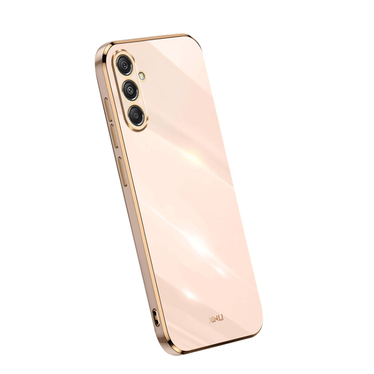 XINLI Straight Edge 6D Electroplate TPU Phone Case, For Samsung Galaxy A55, For Samsung Galaxy A35 5G, For Samsung Galaxy S24 Ultra 5G, For Samsung Galaxy S24+ 5G, For Samsung Galaxy S24 5G, For Samsung Galaxy A15, For Samsung Galaxy A05���������������...
